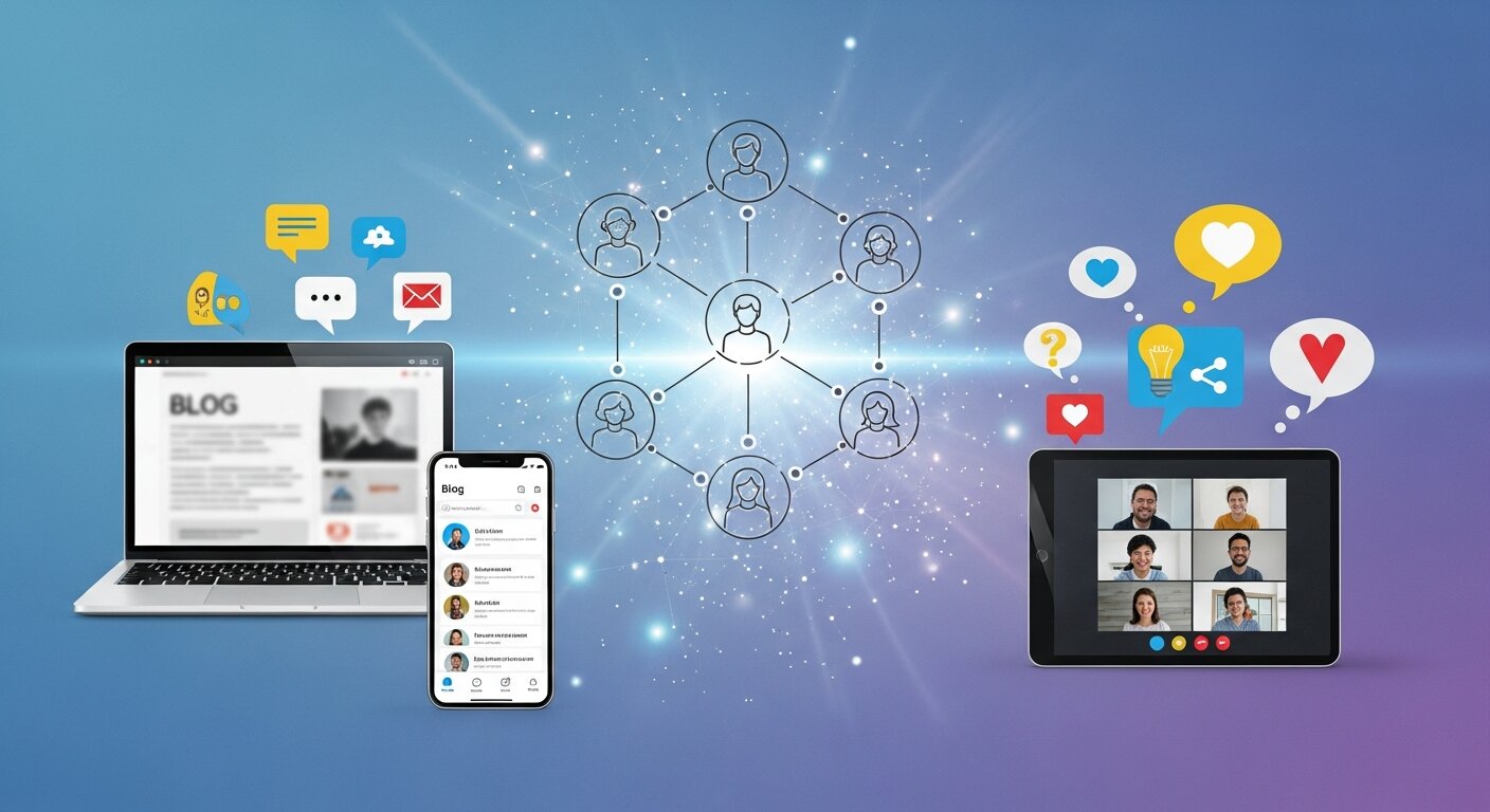 Building Bonds Managing Relationships via Blogs and Social Media